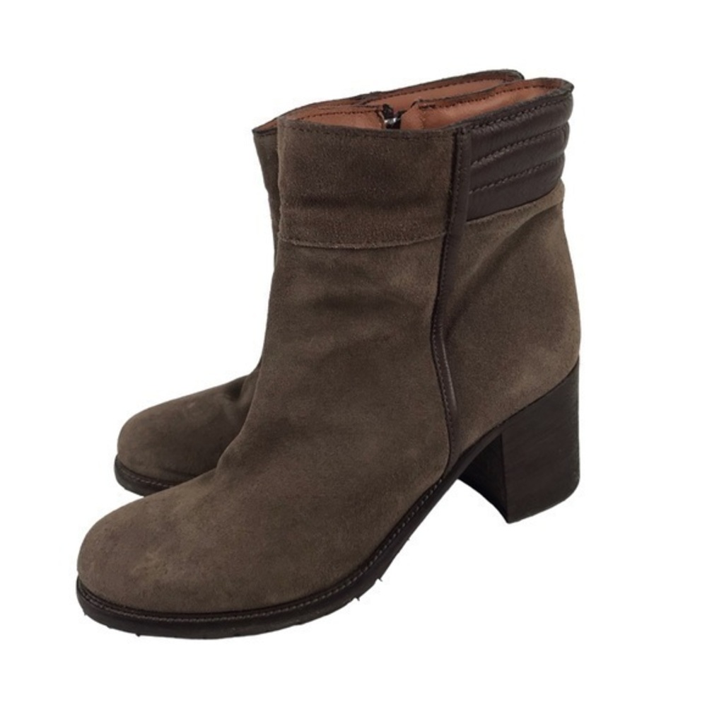 NAPOLEONI Brown Leather/Suede Booties Size 38